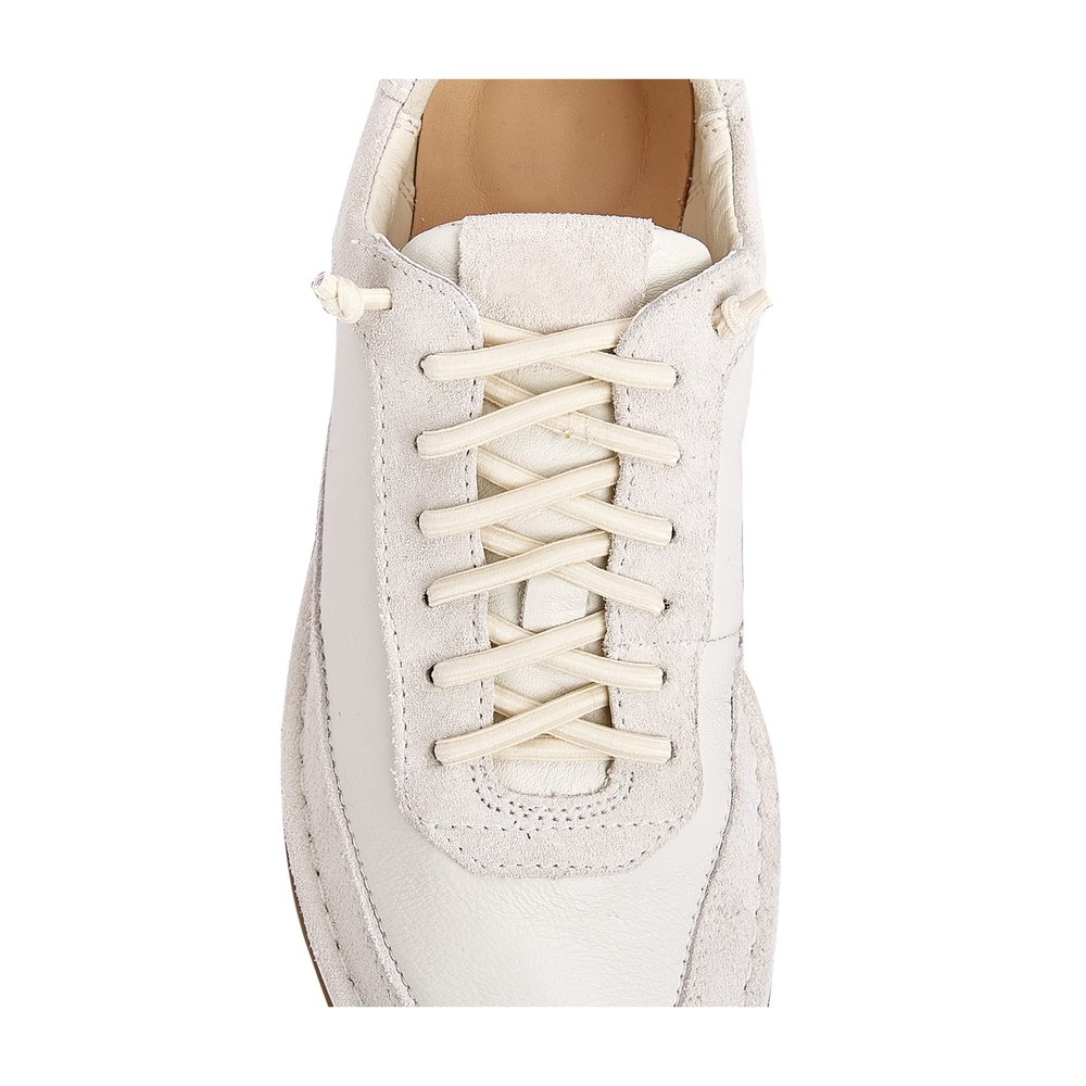 2 Pair Elastic No Tie Shoe Laces Tieless Shoelaces for Sneakers Shoes, One Size Fits All for Kids and Adults Beige 47"