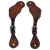 BAR H EQUINE Leather Spurs Straps for Adults Western Womens Spur Horse Riding Barrel Racing Show and Rodeo Strap Adult Women view 1