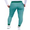Adar Pro Scrubs for Women - Ultimate Yoga Jogger Scrub Pants- P7104 - Heather Hunter - S view 2