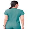 Adar Pro Scrubs for Women - Modern V-Neck Scrub Top - P7002 - Heather Hunter - 2X view 2
