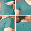 Adar Pro Scrubs for Women - Modern V-Neck Scrub Top - P7002 - Heather Hunter - 2X view 4