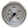 Faria Boat Speedometer Gauge SE9874A | Kronos Silver 3 1/4 Inch view 1