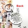 ABNTY 25th Anniversary Keychain Gifts, Steel Engraved 25 Year Anniversary Decorations, 25 Yr Anniversary for Men Husband Women Wife view 3