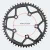 DJC Bike Chainring 110BCD Round Road Bike Chainring Narrow Wide Tooth 5 Arms Aluminum Lightweight for Force Red Rival s350 s900 36 38 40 42 44 46 48 50 52 (48T) view 2