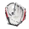 Easton | TOURNAMENT ELITE Baseball Glove | 11.5" | I-Web | Right Hand Throw | White/Navy/Red view 3