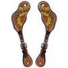 BAR H EQUINE Leather Spurs Straps for Adults Western Womens Spur Horse Riding Barrel Racing Show and Rodeo Strap Adult Women view 1