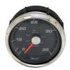 Faria Boat Trolling Speedometer Gauge SEK636A | Pontoon Silver Black 3 1/4 Inch view 1