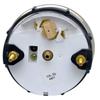 Faria Boat Trolling Speedometer Gauge SEK636A | Pontoon Silver Black 3 1/4 Inch view 2