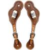 BAR H EQUINE Leather Spurs Straps for Adults Western Womens Spur Horse Riding Barrel Racing Show and Rodeo Strap Adult Women view 1
