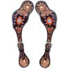 BAR H EQUINE Leather Spurs Straps for Adults Western Womens Spur Horse Riding Barrel Racing Show and Rodeo Strap Adult Women view 1