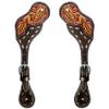 BAR H EQUINE Leather Spurs Straps for Adults Western Womens Spur Horse Riding Barrel Racing Show and Rodeo Strap Adult Women view 1
