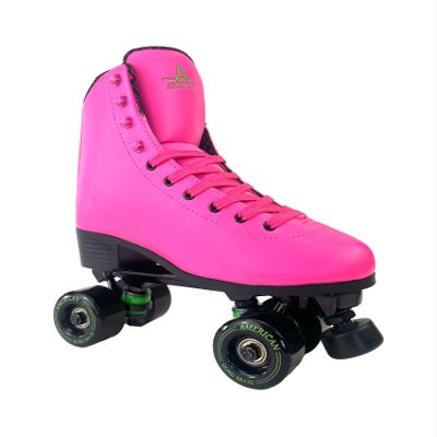 A American Athletic Roller Skate- Famous NOT Rich Quad Roller Skate, Women Size 6, Pink