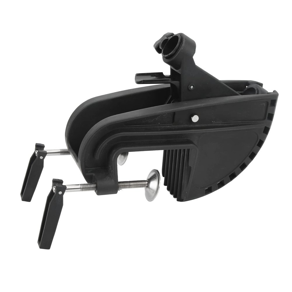 RiToEasysports Trolling Motor Mount, 90 Degree Rotatable, Durable Plastic Fishing Bracket, Sturdy Boat Motor Suspension Stand, Lightweight, Easy to Install for Kayaks, Pneumatic Boats, Fishing Boats