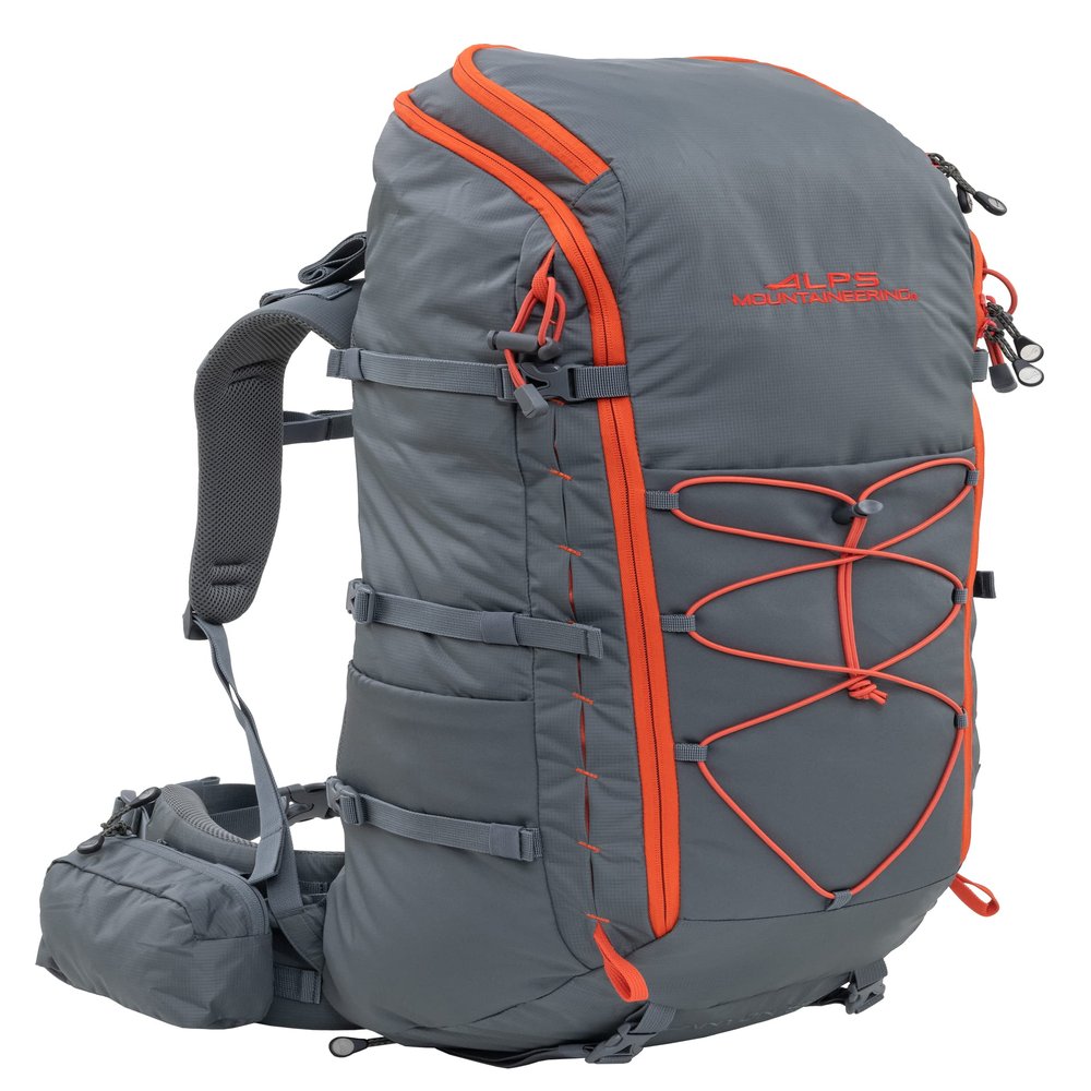 ALPS Mountaineering Canyon 55L, Gray/Chili