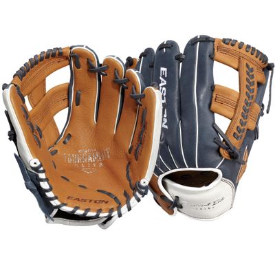 Easton | TOURNAMENT ELITE Baseball Glove | 11.5" | H-Web | Right Hand Throw | Tan/Navy