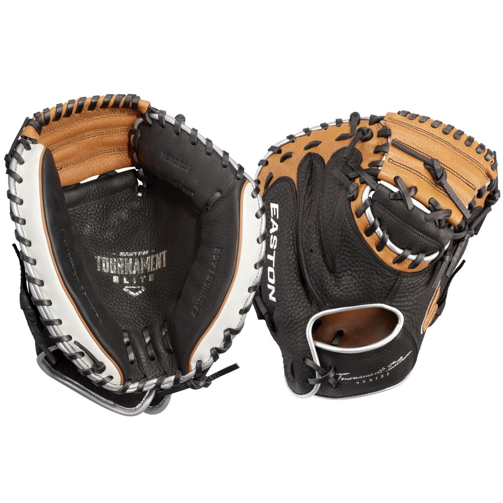 Easton | TOURNAMENT ELITE Baseball Catcher's Mitt | 32.5" | 1-Piece Solid Web | Right Hand Throw