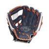 Easton | FUTURE ELITE Baseball Glove | 11" | I-Web | Left Hand Throw | Navy/Orange view 1