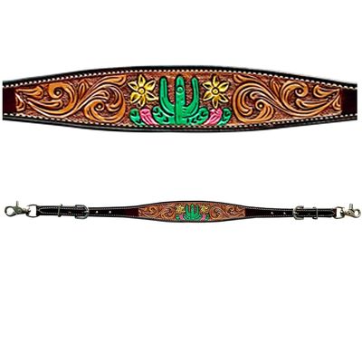 BAR H EQUINE American Leather Horse Saddle Wither Strap