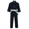 Regular Taekwondo Gi Uniform Set 8oz Ultra Light TKD Suit With Belt For Kids Adults Unisex (Black, 0000) view 3