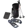 MSR Evo Trail Snowshoe Kit with Trekking Poles and Seat-Cushion Backpack view 1