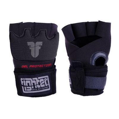 Fighter Strap - Gel Hand-Wraps - Black, FGW-001BB (M/L)