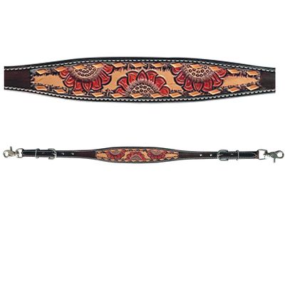 BAR H EQUINE American Leather Horse Saddle Wither Strap