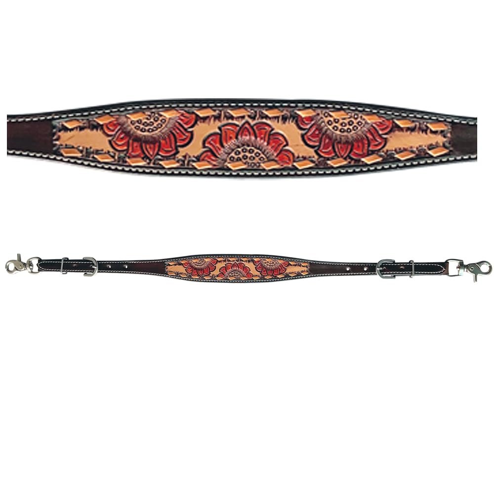 BAR H EQUINE American Leather Horse Saddle Wither Strap