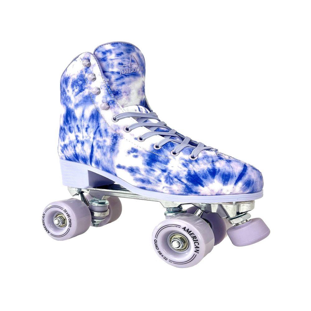 A American Athletic Roller Skate- Purple Cloud Quad Roller Skate, Women Size 5