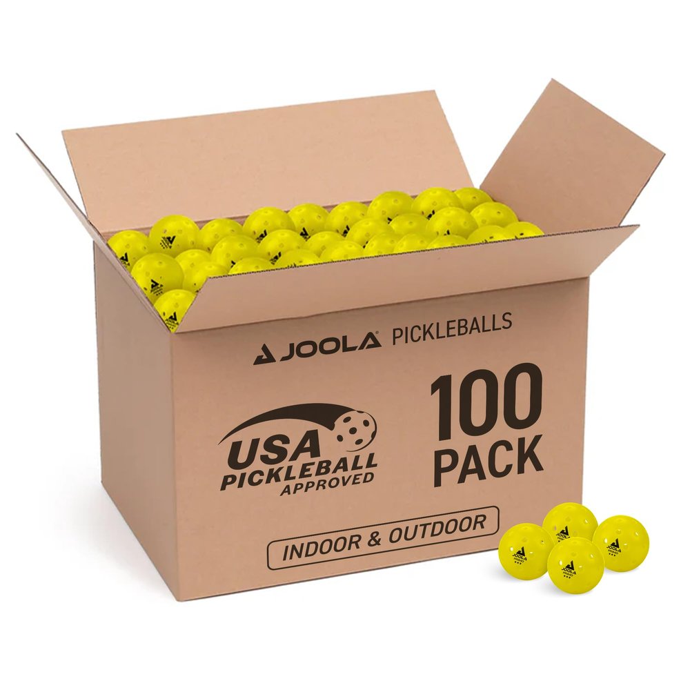 JOOLA Primo Pickleball Balls - Tournament Indoor and Outdoor Pickleball Balls - USAPA Approved - Ideally Weighted and Precision Crafted 40 Hole Design Pickleball Official Size