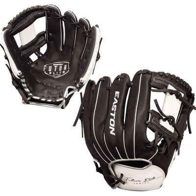 Easton | FUTURE ELITE Baseball Glove | 11" | I-Web | Right Hand Throw | Black/White