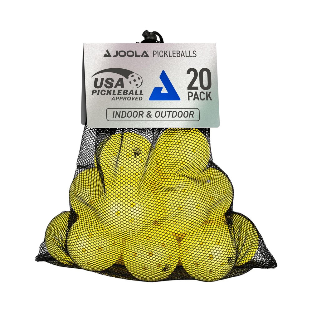 JOOLA Primo Pickleball Balls - Tournament Indoor and Outdoor Pickleball Balls - USAPA Approved - Ideally Weighted and Precision Crafted 40 Hole Design Pickleball Official Size