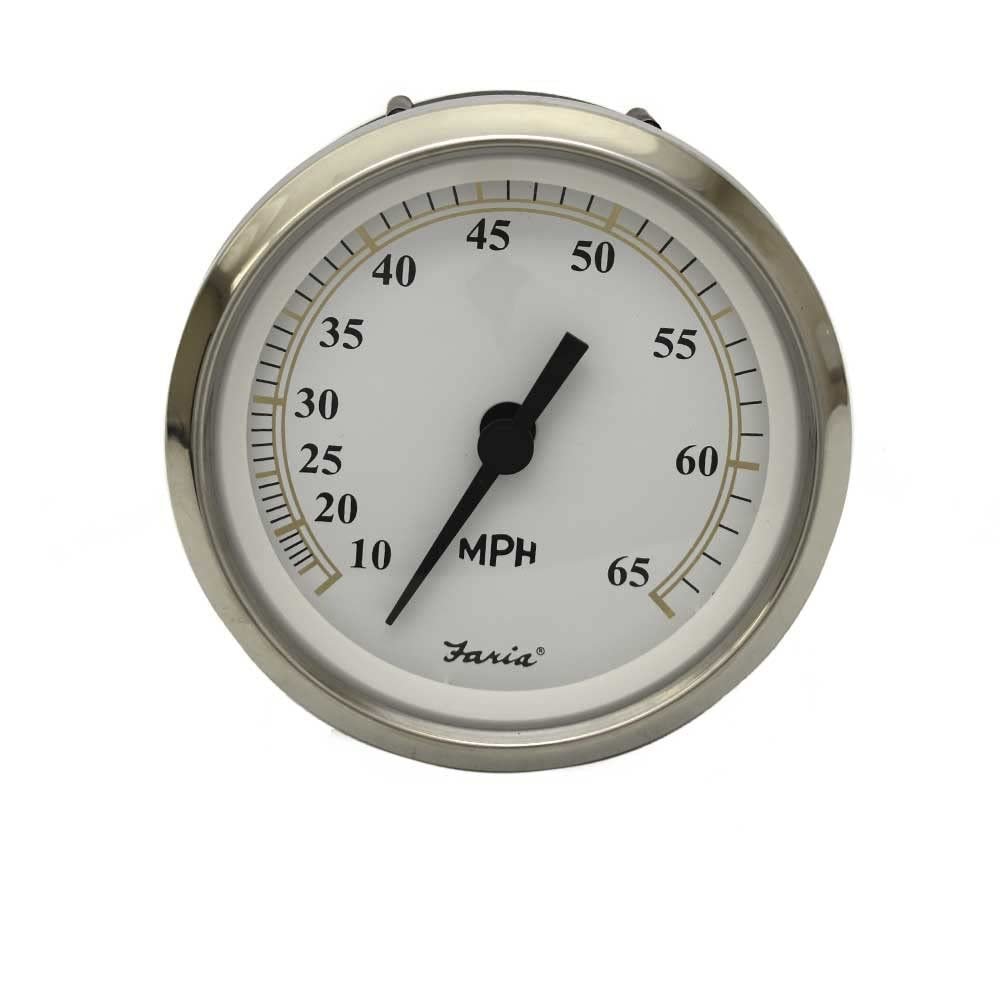 Faria Boat Marine Speedometer Gauge SE9976A | Harris Kayot Pontoon 3 1/4 Inch