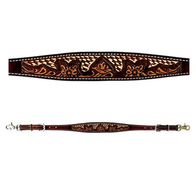 BAR H EQUINE American Leather Horse Saddle Wither Strap