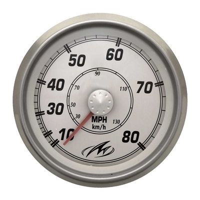 Faria Boat Speedometer Gauge SE9831A | Monterey Newport Silver