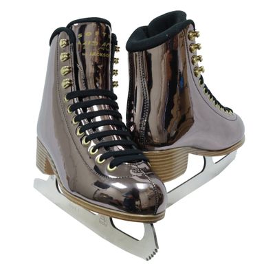 Jackson Ultima Softec Mirage Womens Ice Skates for Women & Girls Ice Skates Comfortable Figure Skates for Ice Skating & Recreational Figure Skating, Size 5 Medium Width Gunmetal