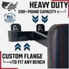 IRON AMERICAN Adjustable Weight Bench Hanger - Heavy-Duty Gym Storage Wall Mounted Brackets - Hang Benches, Rowing Machines, Hex Bars, Barbells - 100lb Capacity - Hardware Included - Made in USA - 3pk view 4