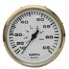 Faria Boat Speedometer Gauge SEK073A | Euro Stainless White 4 3/8 Inch view 1