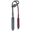 BAR H EQUINE American Leather Horse Saddle Tack One Ear Headstall | Browband Turquoise Symmetry Collection