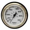 Faria Boat Speedometer Gauge SEK019A | Euro Stainless Steel White view 1