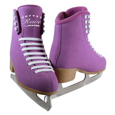 Jackson Ultima Softec Rave Womens Ice Skates for Women & Girls Ice Skates Comfortable Figure Skates for Ice Skating & Recreational Figure Skating, Size 8 Medium Width Purple