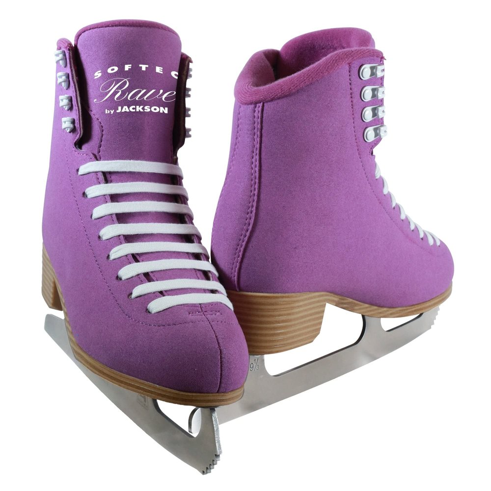 Jackson Ultima Softec Rave Womens Ice Skates for Women & Girls Ice Skates Comfortable Figure Skates for Ice Skating & Recreational Figure Skating, Size 6 Medium Width Purple