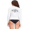 Billabong Womens Core Perfromance Long Sleeve Rashguard - White | Large view 2
