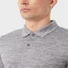 32 Degrees Mens Ultra-Sonic Polo | Slim Fit | Breathable | Moisture Wicking | Anti-Odor | Golf, Charcoal Space Dye, Small view 3