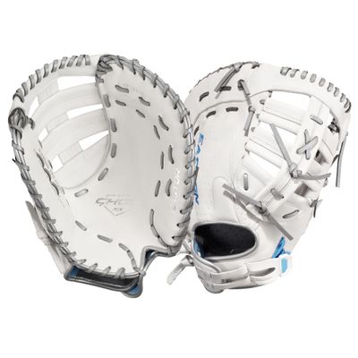 Easton | GHOST NX Fastpitch Softball First Base Mitt | 13" | Single Post w/ X Lacing Web | Left Hand Throw