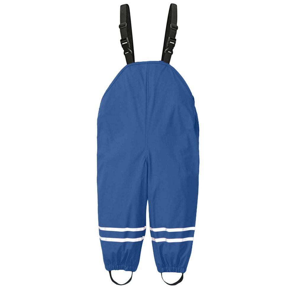 Boys Kids Waterproof Dungarees Rain Clothes Jumpsuit Windproof Toddler Mud Girls Girls Toddler (Blue, 1-3 Years)