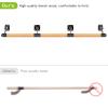 Kipika Wall Mounted Traditional Solid Wood Ballet Barre System, Stretch/Dance Bar for Home Workout Dance Equipment, Durable Metal Support, Height Adjustment, 9 FT Long, 1 1/2" Diameter view 4