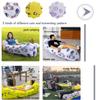 Inflatable Lounger Air Sofa Cute and Funny Cartoon Pattern Inflatable Couch, Music Festival Park Easy to Use Air Hammock, Stable and Easy to Set Up, Bearing 250kg/551.2lb view 4