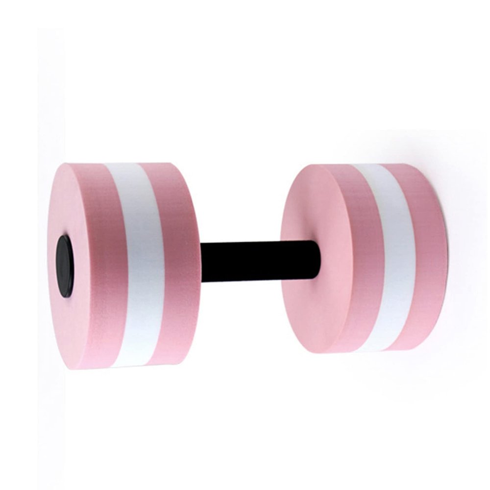 High-Density EVA-Foam Dumbbell, Water Weight, Swim Belt, Soft Padded, Aquatic Exercise Dumbell for Water Aerobics, Aqua Therapy, Pool Fitness, Water Exercise Pink