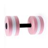 High-Density EVA-Foam Dumbbell, Water Weight, Swim Belt, Soft Padded, Aquatic Exercise Dumbell for Water Aerobics, Aqua Therapy, Pool Fitness, Water Exercise Pink view 1