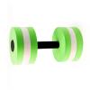 High-Density EVA-Foam Dumbbell, Water Weight, Swim Belt, Soft Padded, Aquatic Exercise Dumbell for Water Aerobics, Aqua Therapy, Pool Fitness, Water Exercise Green view 1